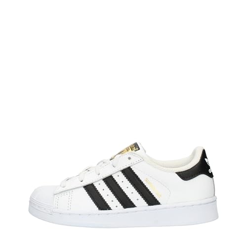 adidas Schuhe Superstar Foundation C Footwear White-Core Black-Footwear White (BA8378) 32 Weiss