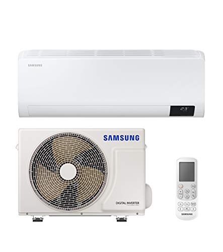 Samsung Luzon, Climatizzatore Monosplit Pompa di Calore, 12000 BTU, GAS R32, AR12TXHZAWKNEU+AR12TXHZAWKXEU, [Classe di efficienza energetica A++/A+]