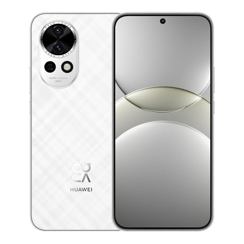 HUAWEI nova 13 Smartphone, 12 GB+256GB, 6.7" pollici per lo Schermo OLED dai Bordi Sottilissimi, Fotocamera frontale Ultra-Wide da 60 MP, AI Best Expression, SuperCharge 100 W, 5000 mAh, Bianco