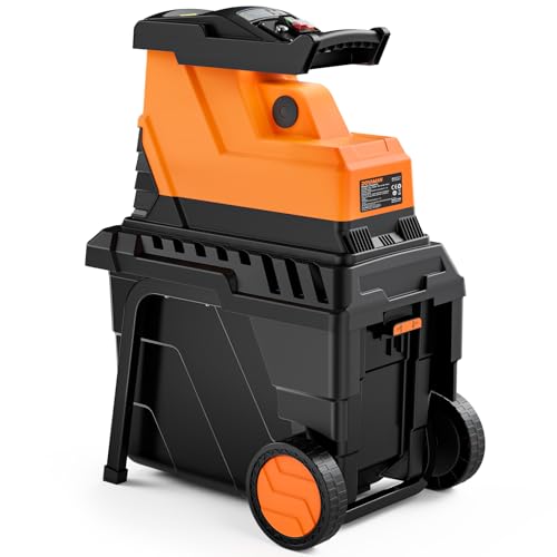 DOVAMAN GT10 Trituratore Rami, Motore Brushless da 2800W, 400Nm di Coppia, 88dB, Biotrituratore Elettrico con Rullo a 8 Denti, Distanza Regolabile, Tritura Fino a 45 mm, Protezione da Sovraccarico
