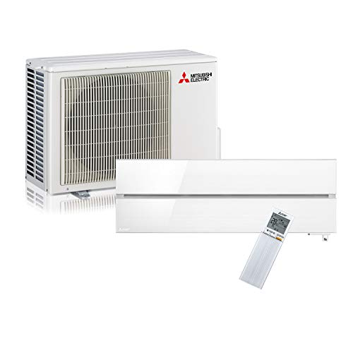 Mitsubishi Electric MSZ-LN25VGV-E1 Kit Climatizzatore Inverter Monosplit Pompa di Calore Composto Interna e unit&agrave; Esterna Potenza 2,5 kW (9.000 BTU), 230 V, Pearl White