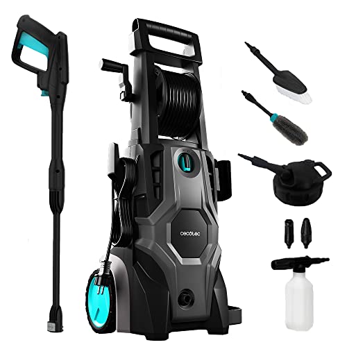 Cecotec Idropulitrice ad alta pressione HydroBoost 2400 AdvanceClean 2400 W, Casa, Giardino o Auto, Portata max 480 l/h, 180 bar di pressione massima, pompa in alluminio, raggio d'azione 14m