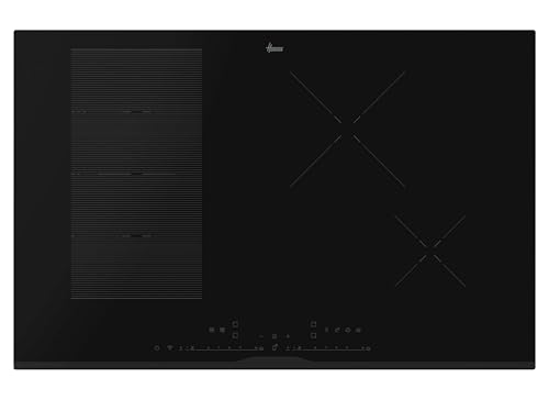 Hoover HIF84DCS, Collection 5, Piano cottura a induzione Wi-Fi 80cm, zona ponte, 14 livelli di potenza, funzione di ebollizione rapida, funzione di fusione, funzione di ebollizione rapida, funzione di