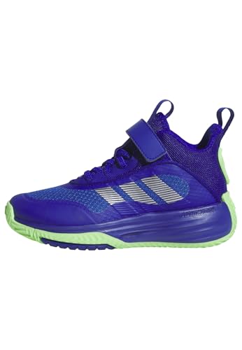 Adidas Unisex - Bambini OWNTHEGAME 3.0 Shoes, Lucid Blue/Silver Met./Lime Burst, 37 1/3 EU