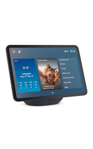 Amazon Echo Show 11 (ultimo modello) - Schermo Full HD da 11" con colori vibranti, area di visione pi&ugrave; ampia, audio spaziale e Alexa, Grafite