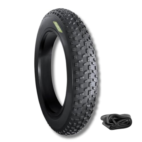 COPERTONE 20 X 4.0 + CAMERA PER FAT BIKE E-BIKE GOMMA 20'' TIRES PNEUMATICO TASSELLATO PER BICI ELETTRICA
