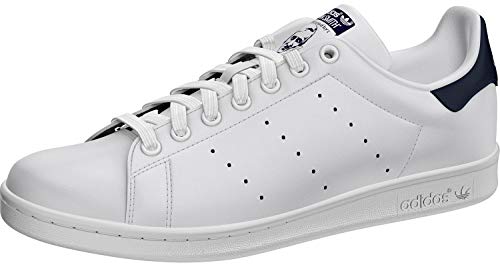 adidas Originals Stan Smith M, Scarpe da Ginnastica Unisex - Adulto, Footwear White New Navy, 43 1/3 EU