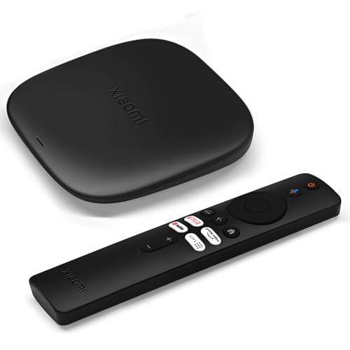 Xiaomi TV Box S (3nd Gen) - 4K Ultra HD, Potente procesador,2GB RAM, 32GB Memoria Smart TV Box, Google TV, Dolby Vision, HDR10+, Dolby Atmos, DTS-X, Wireless Projection, WiFi 6, Nero