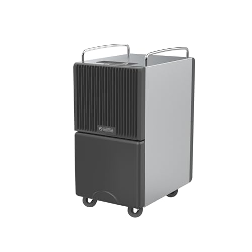 Olimpia Splendid, Seccoprof 40, Deumidificatore Professionale, Capacit&agrave; 40 l / 24h, Ideale per Grandi Ambienti fino a 200 m&sup3;, Doppia Filtrazione dell'Aria, Tanica 8 l Estraibile