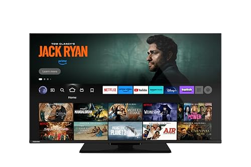 Toshiba Smart Fire TV 40" Full HD 40LF3F63DAR, TV 40 Pollici con Alexa Integrata, Televisore LED Compatibile con Alexa, DVB-T2, Tecnologia LED, HDR, HDMI 2.1, Dolby Audio
