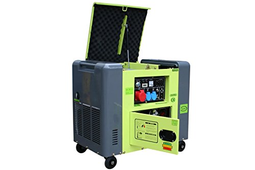 Varan Motors - 92625 Generatore elettrico Diesel silenziato tipo panda Gruppo elettrogeno 400V+230V 6.25kVa