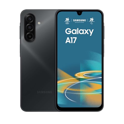 Samsung Galaxy A17, 3 anni di Garanzia del produttore, Android 15, Display Super AMOLED 6.7", 4GB RAM, 128GB, Batteria 5.000 mAh, Resistenza IP54, Memoria espandibile, Black [Versione Italiana]