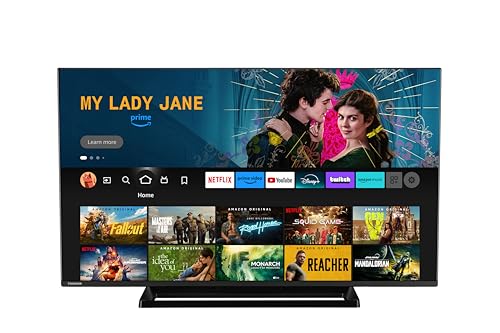 Toshiba Smart Fire TV 43 Pollici Ultra HD 43UF3F63DAR, TV 4K 43 Pollici con Alexa Integrata, Televisore LED Compatibile con Alexa, DVB-T2, Tecnologia LED, Dolby Vision, HDMI 2.1, Dolby Atmos