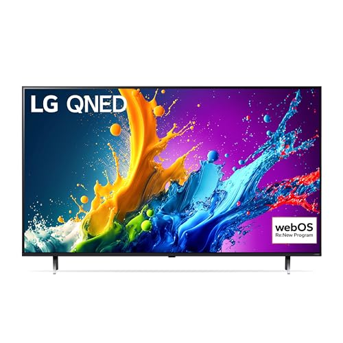 LG QNED 65'', Serie 80 2024, 65QNED80T6A, Smart TV 4K, Processore &alpha;5 Gen7, Design slim, 20W, 3 HDMI, Filmmaker Mode, Game Optimizer, Alexa, Wi-Fi, webOS 24, Telecomando puntatore