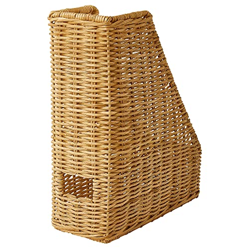 IKEA TRUMMIS - Portariviste, realizzato a mano, in rattan