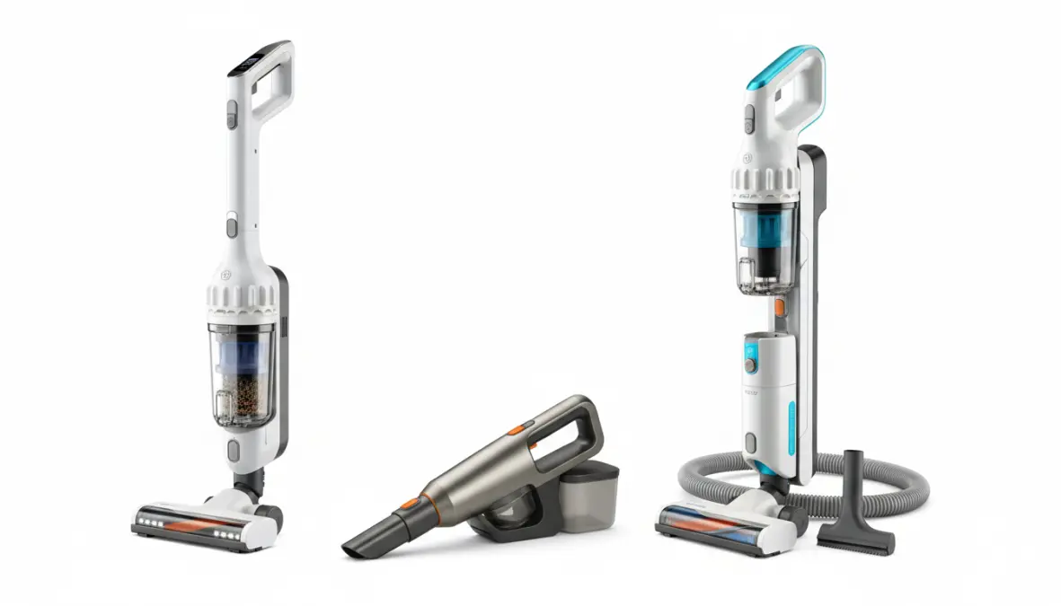 Tipologie di aspirapolvere senza fili: verticale, portatile e 2-in-1
