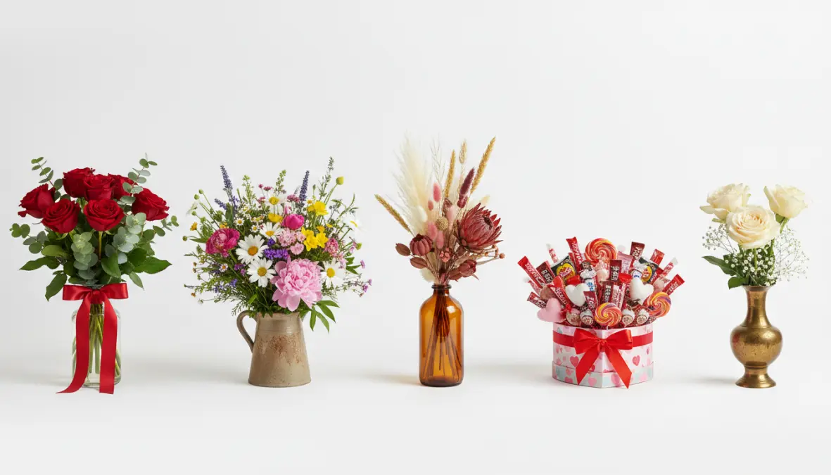 Cinque idee creative di composizioni floreali san valentino personalizzate e originali