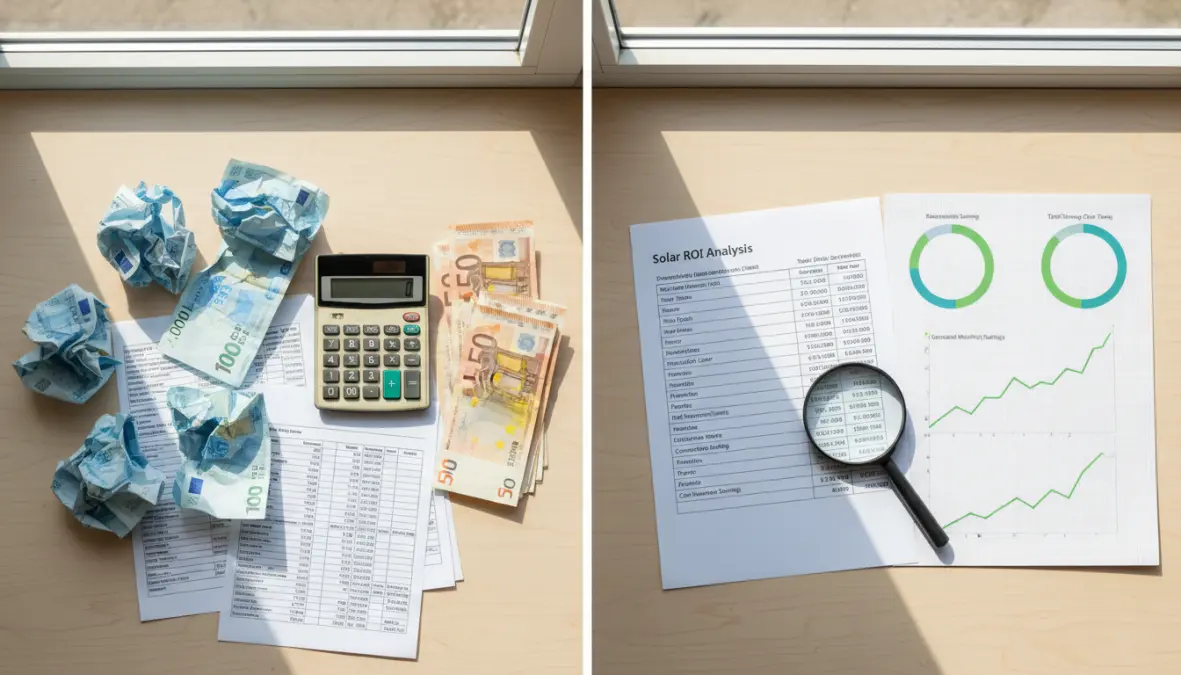 Analisi costi e risparmio per installazione fotovoltaico residenziale con bollette e calcoli