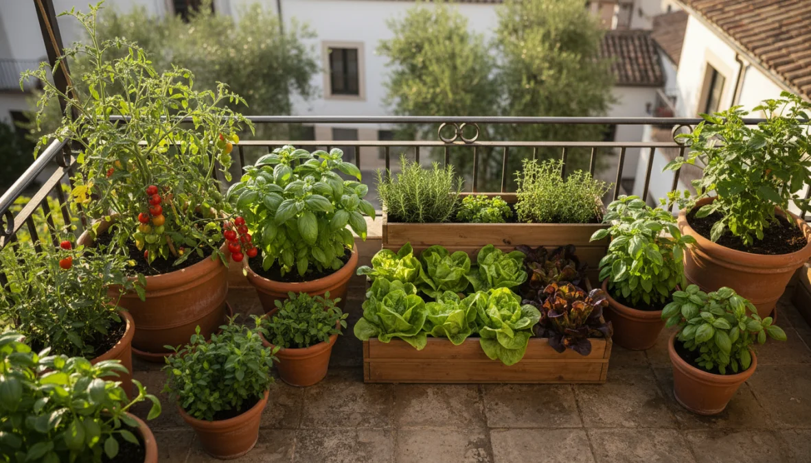 Orto sul Balcone: Guida Completa per Iniziare a Coltivare in Terrazzo ...