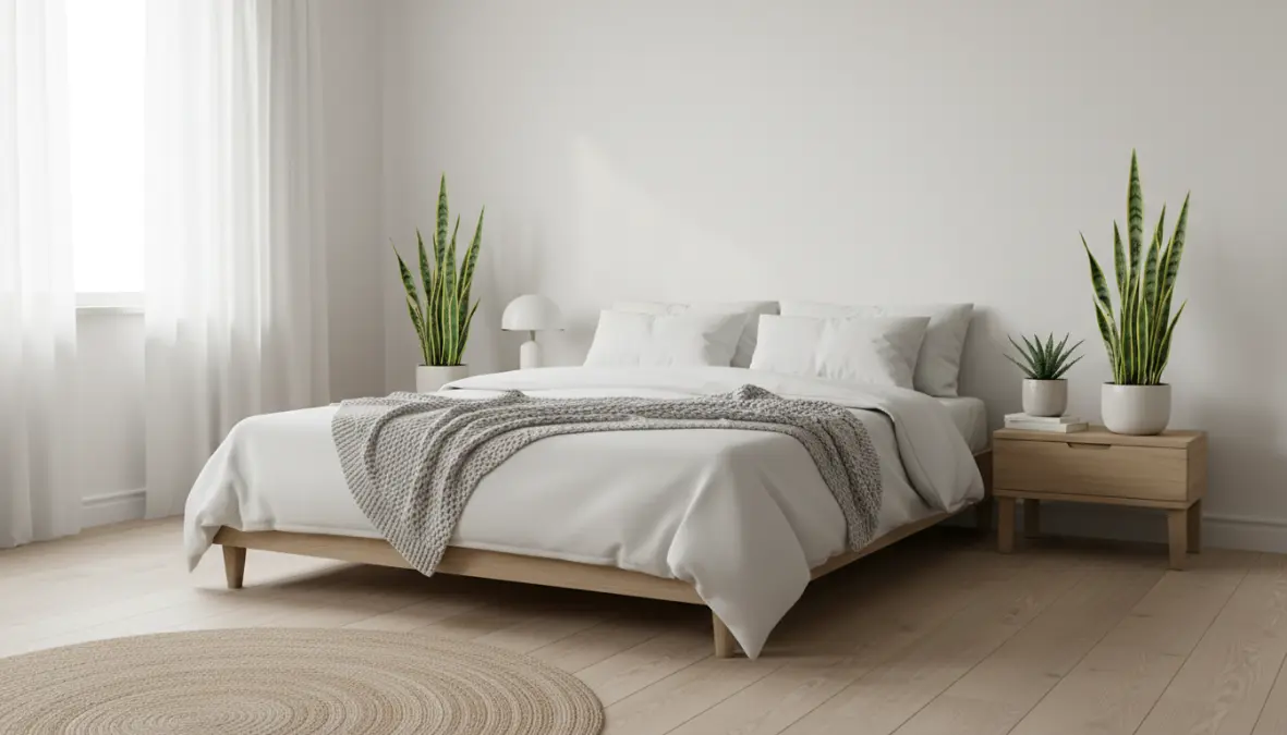 Piante per purificare aria camera da letto che producono ossigeno di notte