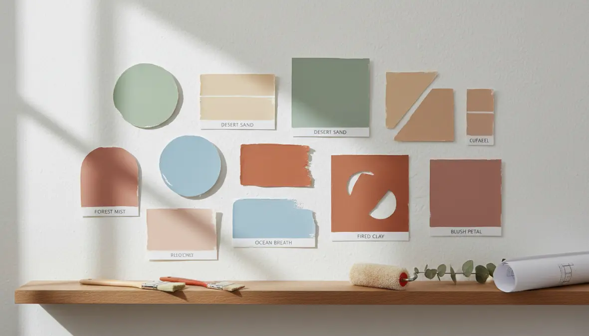 Campioni di colori di tendenza per pitturare le pareti di casa