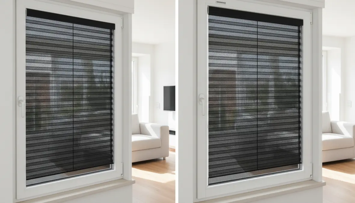 Confronto tra zanzariere plissettate e a rullo salvaspazio