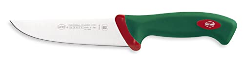 Sanelli Premana Coltello macellaio Francese, Acciaio Inossidabile, Verde, 16 cm