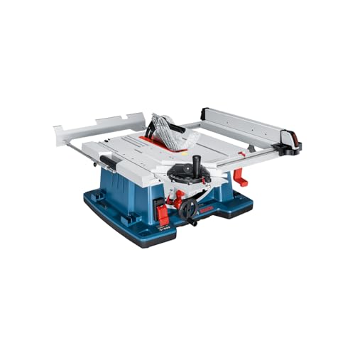 Bosch Professional Sega da banco GTS 10 XC (2100 watt, lama &Oslash;: 254 mm, foratura lama &Oslash;: 30 mm, include adattatore di aspirazione, guida di taglio, blocco di scorrimento, guida angolare)
