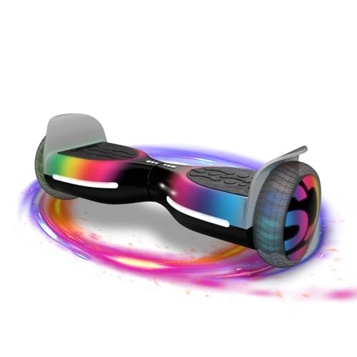 Lexgo Hoverboard per Bambini PHANTOM - Overboard Elettrico con Telaio in Acciaio, Ruote da 6,5'' e 2 motori Brushless da 250W - Hoverboard per Bambini con velocit&agrave; fino a 10km/h e Autonomia di 10km