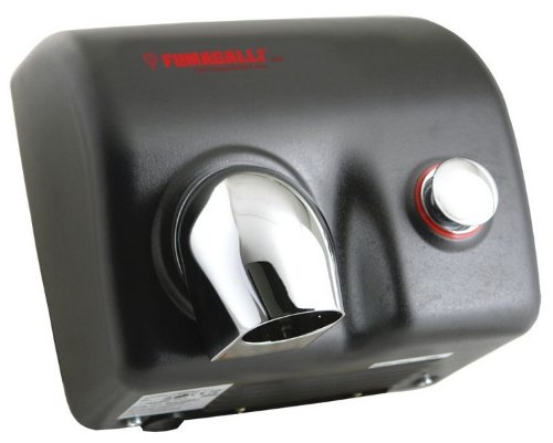 Fumagalli Asciugamani Magnum Elegance con pulsante o sensore, versione: bottone nero