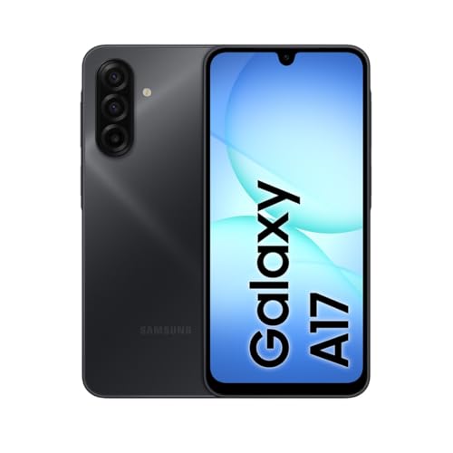 Samsung Galaxy A17, 3 anni di Garanzia del produttore, Android 15, Display Super AMOLED 6.7", 4GB RAM, 128GB, Batteria 5.000 mAh, Resistenza IP54, Memoria espandibile, Black [Versione Italiana]