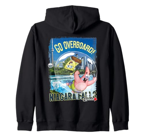 Spongebob Squarepants Go Overboard Cascate del Niagara Felpa con Cappuccio