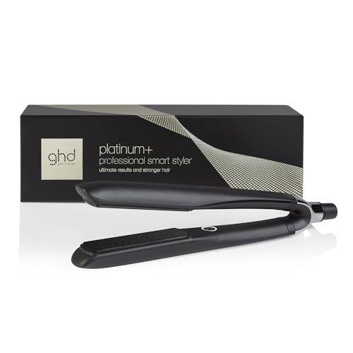 ghd Platinum+, Piastra Capelli Professionale Smart, Styler Intelligente con Predictive Technology, Lucentezza Durevole, Protezione Colore, Adatta a Tutti i Tipi di Capelli, 26 mm, Nero
