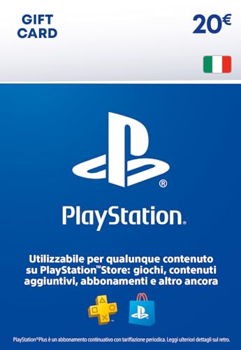 20&euro; PlayStation Store Gift Card per PlayStation Plus, Account italiano [Codice per email]