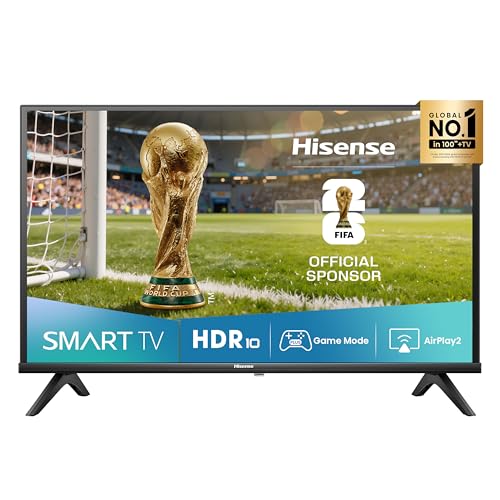 Hisense TV 32" HD Ready 2025 32E43QT, Smart TV VIDAA U8, Airplay2, Game Mode, Works with Alexa, Tuner DVB-T2/S2 HEVC 10, lativ&ugrave;, 32'', 2025 LED