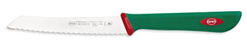 Sanelli Premana Professional Coltello Pomodoro, Acciaio Inossidabile, Verde/Rosso, 23 x 1.5 x 2.5 cm