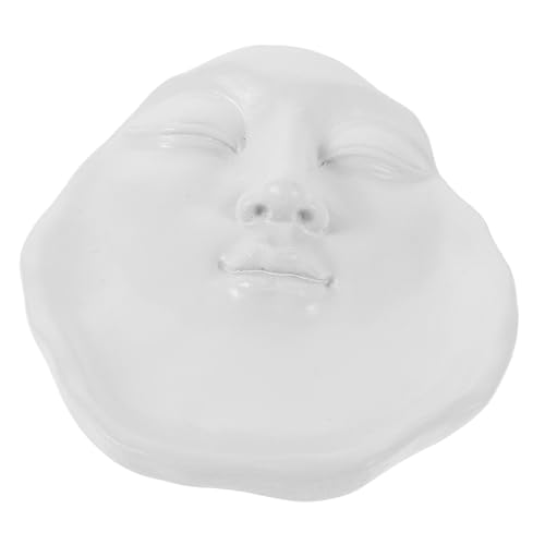 ABOOFAN Piatto Portagioie in Resina Bianca Vassoio Per Candele e Oggetti Design Artistico Per Arredamento Multifunzionale e Facile Da Pulire Adatto Stili Arredamento