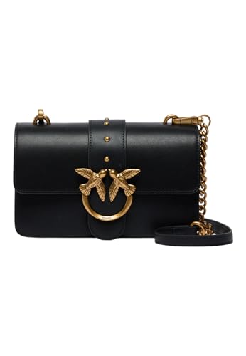 Pinko Donna Borsa A Tracolla 105856A0F1 Pelle Nero Taglia Unica.