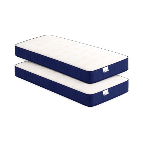 Baldiflex Kit 2 Pezzi, Materasso Memory 20 cm, Singolo 80x190 cm, RelaxOne 20, Ortopedico e Ergonomico, Anallergico e Antibatterico, 100% Made in Italy