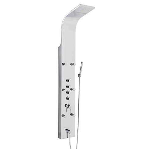 Metaform NIAGARA colonna doccia idromassaggio Inox Lucida.