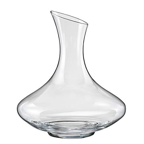Bohemia Crystal Decanter Bar 1,2L &ndash; Taglio Diagonale in Vetro Trasparente &ndash; Elegante per Servire Whisky, Liquori o Vino &ndash; Design Raffinato per Arredo Tavola