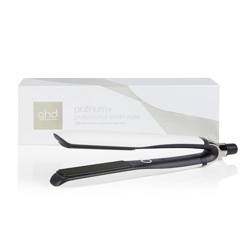 ghd Platinum+ Piastra & Styler Professionale Bianca &ndash; Capelli Pi&ugrave; Forti, Maggiore Lucentezza, Protezione del Colore &ndash; Per Tutti i Tipi di Capelli