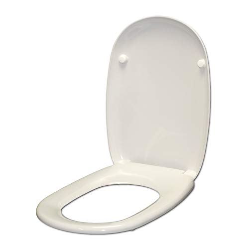 Copriwater per POZZI GINORI EASY / EASY02 Come ORIGINALE AVVOLGENTE TERMOINDURENTE BIANCO Cerniera Inox - Tipo chiusura: Rallentata Soft Close