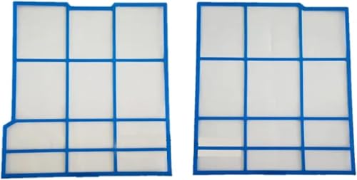 Set di filtri per condizionatore d'aria sinistro, 31,5 x 29,8 cm, destro, 31,5 x 28,5 cm, compatibile con Hitachi, bordo in plastica