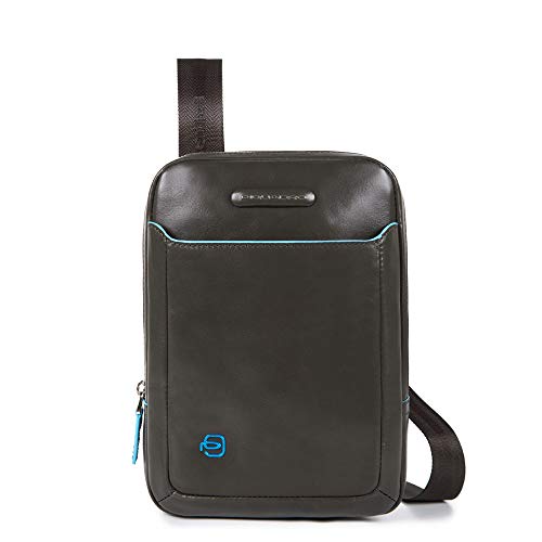 Piquadro CA3084B2 Borsello, Collezione Blu Square, Nero