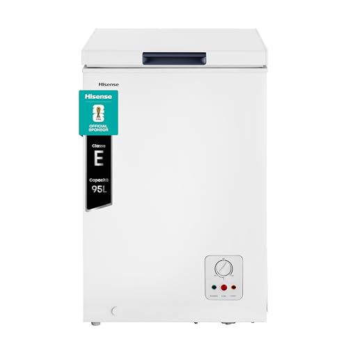 Hisense MCF95E Congelatore a Pozzo 95 L di capacit&agrave;, Silenzioso 40 dB, Bianco, 54.6 x 47.9 x 85.4 cm