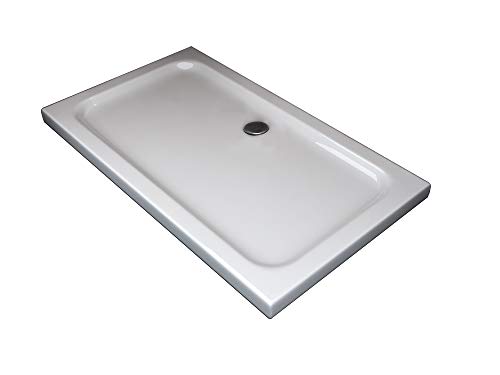 Piatto Doccia in Abs Acrilico Rinforzato Con Fibre Di Vetro e Resina Poliestere (70x120 rettangolare)