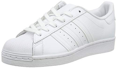adidas Superstar J, Sneaker Unisex - Bambini e ragazzi, Bianco, 37 1/3 EU