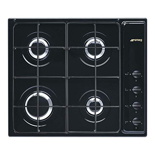 SMEG S64SN, Piano cottura a gas SELEZIONE, Black