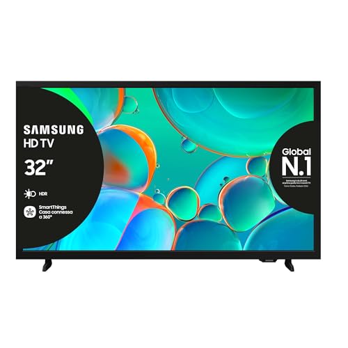 Samsung HD Smart TV 32'' UE32H5000FKXZT HD, Hyper Real Processor, HDR & Pur Color, Smart Experience, OTS Lite & Adaptive Sound, SlimLook Design, 2025